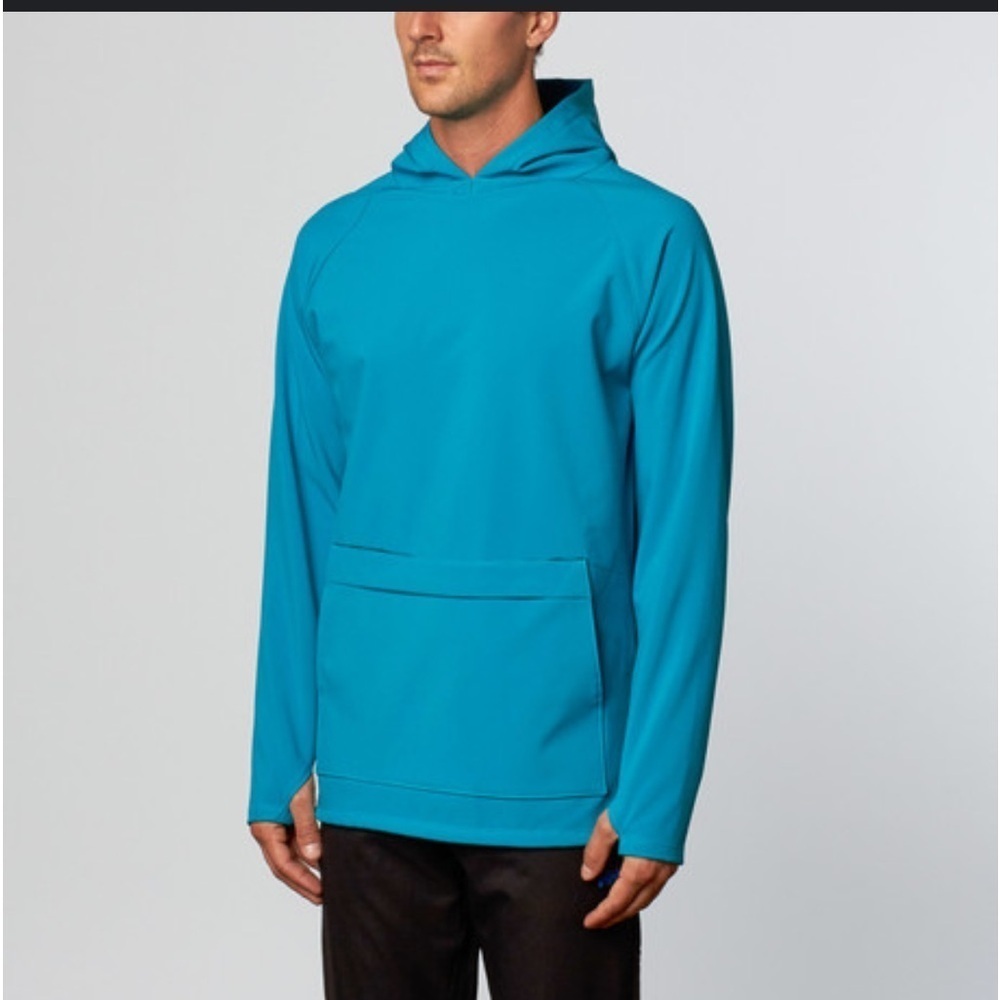 SENTRI- HOODIE // BLUE// pullover ski jacket